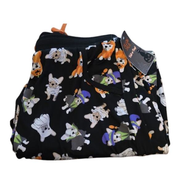 Pillow Talk Halloween Dog Print Pajama Pants – New with Tags (Size M) - Picture 3 of 5